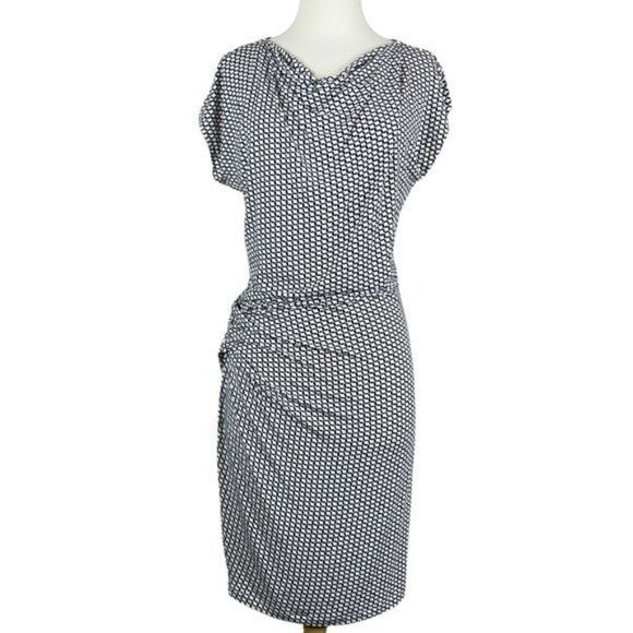 Cabi Black and White Bodycon Dress Size Small - Picture 1 of 7
